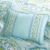 Madison Park MPE10-117 Essentials Serenity Complete Bed & Sheet Set King Aqua,King Perspective: bottom