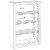 Atlin Designs 48  4 Shelf Bookcase in Espresso Perspective: bottom