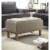 Pemberly Row Ottoman in Sandstone Perspective: bottom