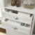 Wood Linen Cabinet in White-Pemberly Row Perspective: bottom