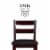 Riverbay Furniture 30 Faux Leather Bar Stool in Rich Espresso Perspective: bottom