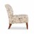 Riverbay Furniture Slipper Chair in Script Perspective: bottom