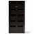 Baxton Studio Acadia Shoe Cabinet in Wenge Brown Perspective: bottom