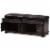 Baxton Studio Mason Faux Leather Shoe Storage Bench in Dark Brown Perspective: bottom