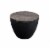 Slade Round End Table - Gray Perspective: bottom