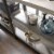 Maddie Home Console Table in Mystic Oak Perspective: bottom