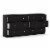 Levan Home Contemporary Wide 6 Drawer Double Bedroom Dresser in Black Perspective: bottom