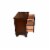 Galaxy Home Baltimore Wood Nightstand with Hidden Jewelry Drawer in Dark Walnut Perspective: bottom
