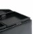 Atlin Designs Faux Leather Coffee Table Ottoman in Black Perspective: bottom