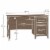 Scranton & Co Rustic Engineered Wood Computer Desk in Washington Cherry Perspective: bottom