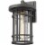 Z-Lite Jordan 14  Seedy Glass Aluminum Outdoor Wall Sconce in Bronze Perspective: bottom