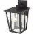 Z-Lite Seoul 2 Light 15  Clear Glass Aluminum Outdoor Wall Sconce in Black Perspective: bottom