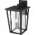 Z-Lite Seoul 2 Light 19  Clear Glass Aluminum Outdoor Wall Sconce in Black Perspective: bottom