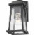 Z-Lite Millworks Clear Glass Aluminum Outdoor Wall Sconce in Black Perspective: bottom
