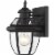 Z-Lite Westover 11  Clear Glass Brass Outdoor Wall Sconce in Black Perspective: bottom