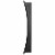 Z-Lite Landrum 2 Light 28  Glass Aluminum Outdoor LED Wall Sconce in Black Perspective: bottom