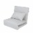 Relaxie Linen 5-Position Adjustable Convertible Flip Chair Sleeper Dorm Bed Couch Lounger So Perspective: bottom