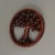 Hand Carved Mahogany Tree Of Life Wood Wall Plaque Perspective: bottom