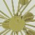 Jeweled Metal Bursting Star Wall Mounted Hanging Sculpture Set of 3 Burst - Gold Perspective: bottom