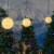50 Light Outdoor Christmas LED Starlight Sphere, Warm White, 6 Diameter Perspective: bottom
