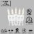 70 Light T5 LED Christmas Mini Light Set, Warm White, White Wire, 35' Long Perspective: bottom