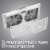 Holmes® Clean Breeze Twin Digital Window Fan with Reversible Airflow Perspective: bottom