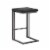 Sunpan Boone 26  Faux Leather Counter Stool in Black-Dark Gray (Set of 2) Perspective: bottom
