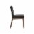 Sunpan Branson 19  Modern Faux Leather Dining Chair in Dark Gray (Set of 2) Perspective: bottom