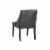 Sunpan Lucille 18  Modern Faux Leather Dining Chair in Gray/Espresso Perspective: bottom