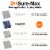 12-Pack, 80 x72 Moving & Packing Blankets - Royal Blue by Sure-Max Perspective: bottom