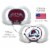 MasterPieces NHL Colorado Avalance® Baby Fanatic™ Pacifiers Perspective: bottom