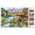 Masterpieces Art Gallery - Canoes For Rent 1000 Piece Jigsaw Puzzle Perspective: bottom