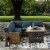 Furniture Bradenton Polyester 4 Piece Patio Fire Pit Sectional Set in Blue-Crosley Perspective: bottom