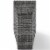 Crosley Catalina Wicker Patio Storage Arm Table in Gray Perspective: bottom