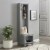 Crosley Tara Hall Tree in Distressed Gray Perspective: bottom