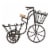 Juvale Miniature Bicycle Planter Stand for Succulents and Plants (7 x 6 x 3 in, Black) Perspective: bottom