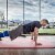 AIREX Corona 185 Workout Fitness Foam Gym Floor Yoga Mat Pad for Exercising, Red Perspective: bottom