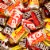 116 Pcs Unicorn Kid's Birthday Candy Party Favors Hershey's Miniatures and Kisses Perspective: bottom