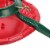 National Holiday Traditions 28' Green and Red Real Live Christmas Tree Stand Perspective: bottom