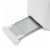 Elite Cuisine 4-Slice Long Slot Cool Touch Toaster - White Perspective: bottom