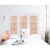 Screen Gems White Wicker Screen SG-324 Perspective: bottom