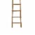 Screen Gems 6 Step 6 ft BlankRock Decorative Wooden Ladder Perspective: bottom