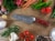 Ergo Chef CRIMSON 7" Santoku w/ G10 Handle Perspective: bottom