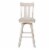 Ava Bar height Stool - With Swivel Seat - 30  Seat Height Perspective: bottom