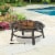 Endless Summer Brushed Copper Wood Burning Outdoor Fire Pit Perspective: bottom