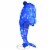40 Dolphin with 105 Blue LED Lights Perspective: bottom