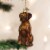 Old World Christmas Labrador Retriever Chocolate Dog Lab Best Friend 12387 Perspective: bottom