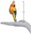 Old World Christmas Sun Conure Ornament Vocal Lively 16133 Perspective: bottom