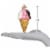 Old World Christmas Neapolitan Ice Cream Cone Glass Ornament Sugar Cone 32509 Perspective: bottom