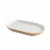VCNY Home Ceramic Bathroom Accessory Set - White/Tan Perspective: bottom